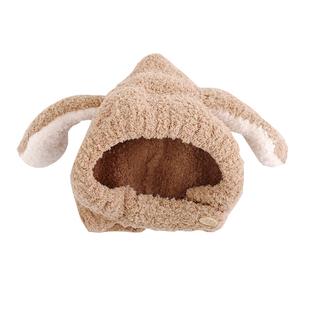 婴儿帽子秋冬款保暖加绒婴幼儿护耳帽超萌可爱男女宝宝针织毛绒帽