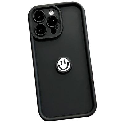 【创意笑脸】防摔小众黑色手机壳