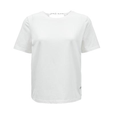 oq区绫致ONLY25春夏新时尚百搭简约链条装饰短款短袖T恤女潮上衣