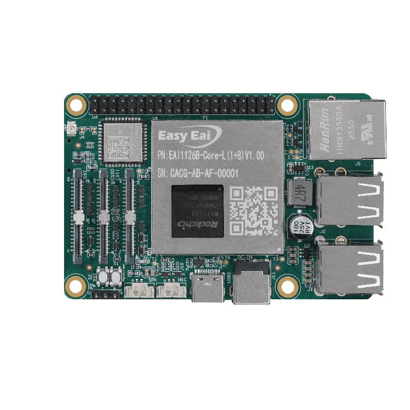 EASY EAI RV1126BJ开发板核心板LGA 3T算力4核A53嵌入式ARM4K视觉
