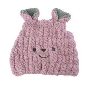 yodoxiui干发帽可爱儿童女长短发吸水柔软毛巾包头巾宝宝加厚