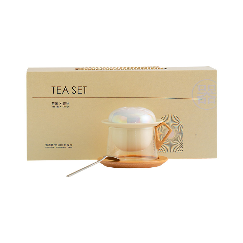 创意情侣对杯泡茶咖啡杯礼品套装