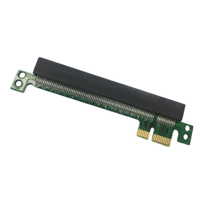 PCI-E1X转接卡pci-eX16卡显卡直插卡测试增高