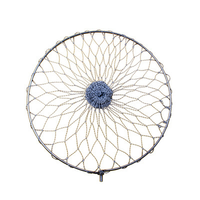 抄网头实心大物不锈钢折叠