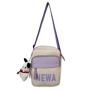 儿童斜挎包女孩外出旅游小包包2026新款小学生可爱轻便手机单肩包