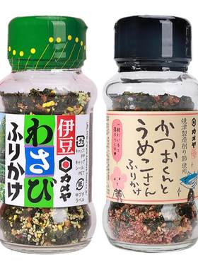日本龟屋伊豆鲣鱼梅子海苔拌饭料