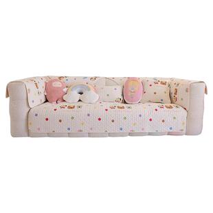 凡米特卡通可爱沙发垫四季通用防滑客厅组合沙发套北欧简约盖罩巾