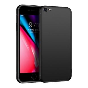 适用iPhone8plus手机壳7plus磨砂7苹果8手机套7P硅胶全包边软壳超薄防摔iPhone7七八男士女生新款外壳黑色