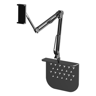 【2026隐藏式】免夹床头平板电脑手机架支架桌面专用ipad支撑架懒人通用固定多功能金属折叠新型床上追剧神器