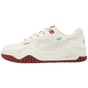 乔丹女款粉色百搭青少年革面空军板鞋休闲鞋学生小白鞋厚底增高女