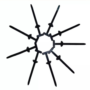 多功能扎带卡扣穿心钉挡泥板叶子板发动机下护板内衬代替膨胀螺丝