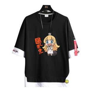 公主大人的拷问时间绝顶之惨叫姬拷问小姐周边短袖T恤二次元衣服