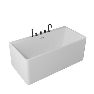 亚克力无缝一体浴缸家用独立式酒店网红民宿四裙边成人浴盆免安装