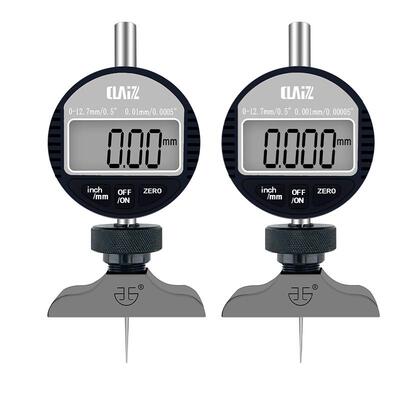 测莱准数显百分/千分表深度计