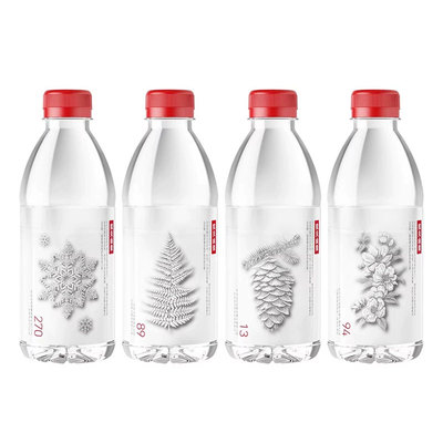 农夫山泉长白山天然矿泉水380ml*6瓶商务办公出游