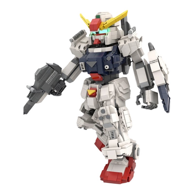 陆战型高达RX-79机器人积木玩具