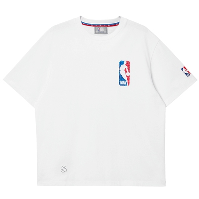 NBA印花重磅纯棉宽松短袖T恤