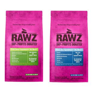 【百补2包装】rawz罗斯低敏高蛋白鸡肉火鸡三文鱼全价猫粮7.8磅*2