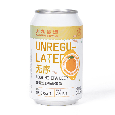 大九酿造无序酸浑浊IPA精酿啤酒