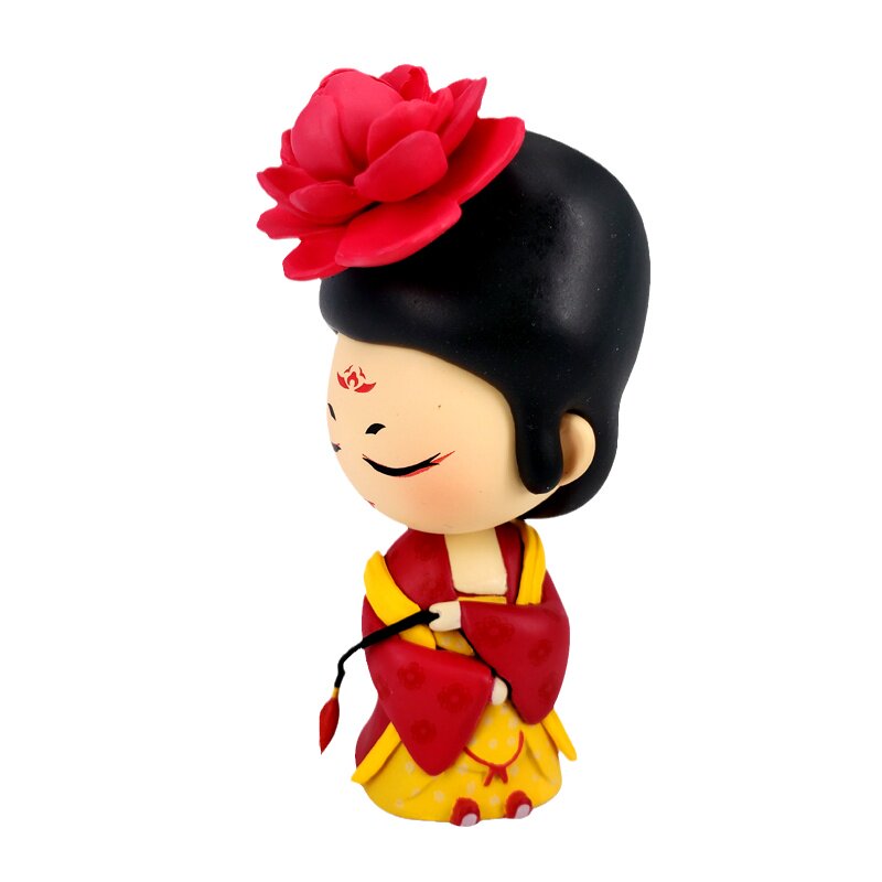 唐明皇杨小妃创意摆件潮玩手办
