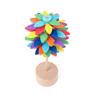 抖音同款旋转棒棒糖费氏数列创意减压摆件解压玩具强迫症减压神器