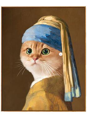猫咪狗狗头像宠物肖像萌宠入油画