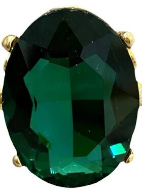 欧美夸张大宝石嘻哈聚会大钻介