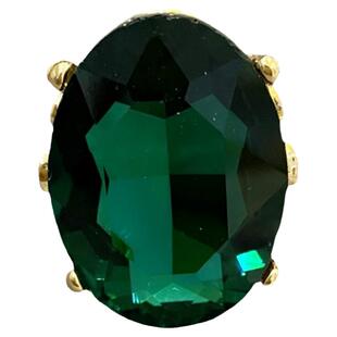 欧美夸张大宝石嘻哈表演聚会节日水晶莫桑石大钻戒指活口可调节介