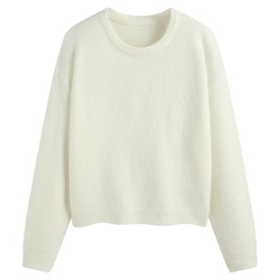 CIDER 2025秋冬新品女装圆领针织长袖毛衣 100690240