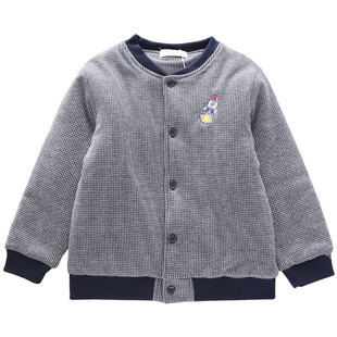 男童加厚夹薄棉外套2025冬季儿童保暖内胆衣校服神器外穿格子上衣