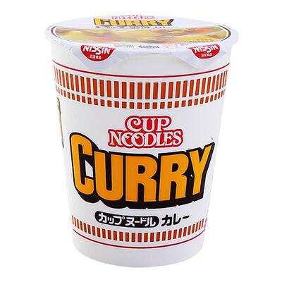 日清日式风味海鲜咖喱味速食杯面