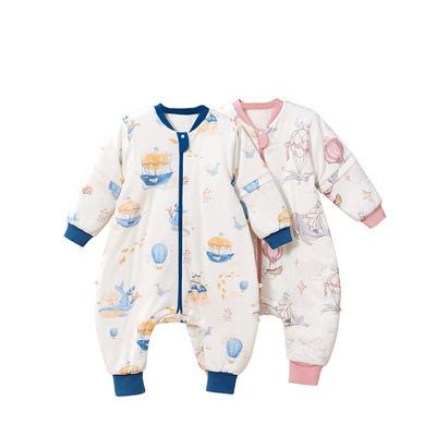 爱贝迪拉纯棉冬季加厚恒温睡袋