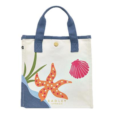 Radley英国奢品24SS帆布袋精美大容量单肩手提包减龄可爱小众百搭