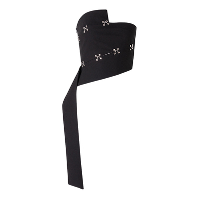 旋转下摆修身原创设计背心