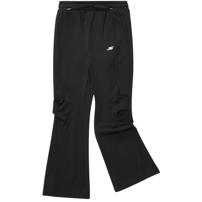 斯凯奇女童新款时尚微喇运动裤