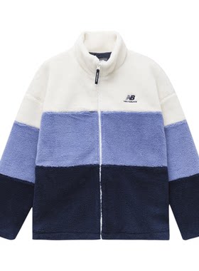 New Balance/NB正品新款男女时尚立领羊羔毛保暖外套6DC44823-NV
