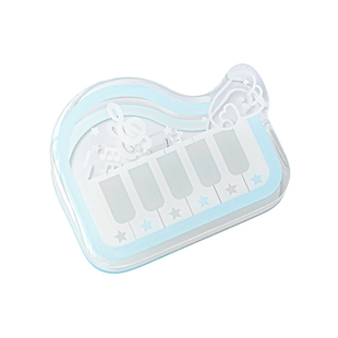 RosyPosy柔设透明夹子亚克力夹子文具高颜值ins风长尾夹书夹手账整理夹办公票夹琴谱夹韩系少女感手帐夹小号