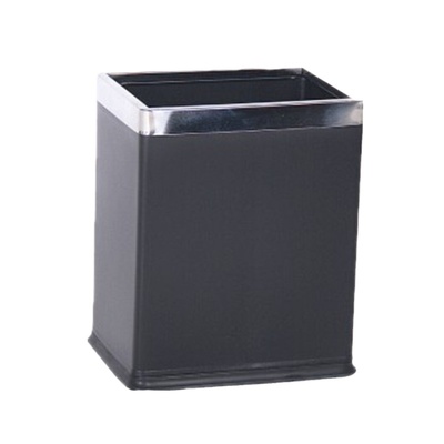 不锈钢10升双层长方形垃圾桶无盖