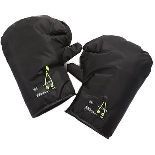 小牛电动车把套保暖冬季加绒加厚防雨防水电瓶自行车防风护把手套