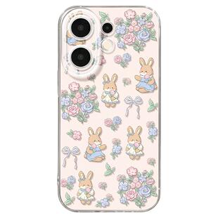 适用vivos30手机壳女款s19pro保护套vivo s16e全包18防摔s15/s12透明s18硅胶软s17外壳碎花s9可爱兔子新款s20