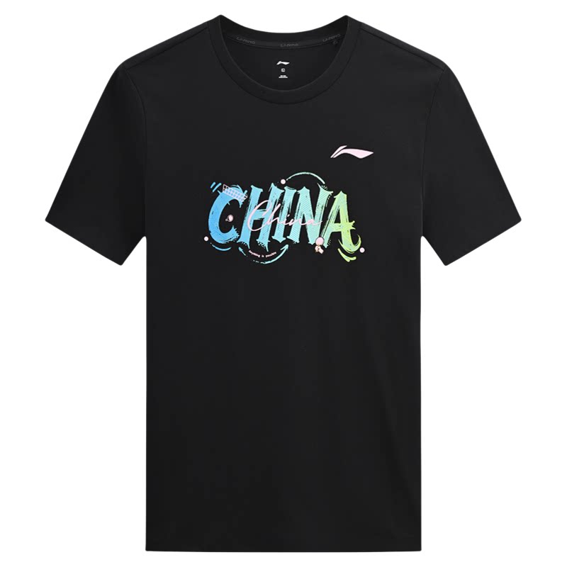 李宁乒乓球服短袖T恤速干透气