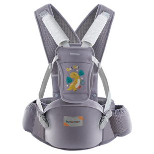 布兜妈妈婴儿腰凳背带二合一轻便四季多功能前抱式外出抱娃神器
