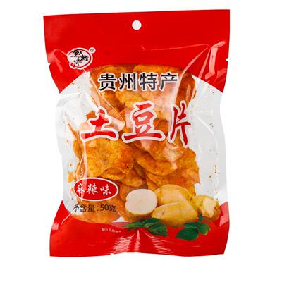 贵州特产麻辣土豆片土豆丝香脆小吃薯片休闲解馋小零食陆良洋芋片