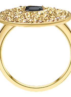 HEYUISLAND/黑鱼岛圆形黑钻戒指