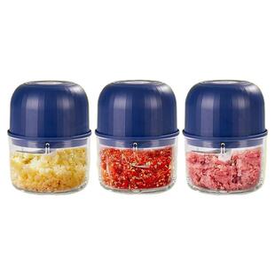 【100%正品】电动蒜泥器打蒜器捣蒜辣椒蘸料厨房家用绞肉机全自动