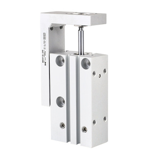 小型气动精密直线导轨滑台气缸HLH/MXH10/6/16/20-10X20X30*40*50