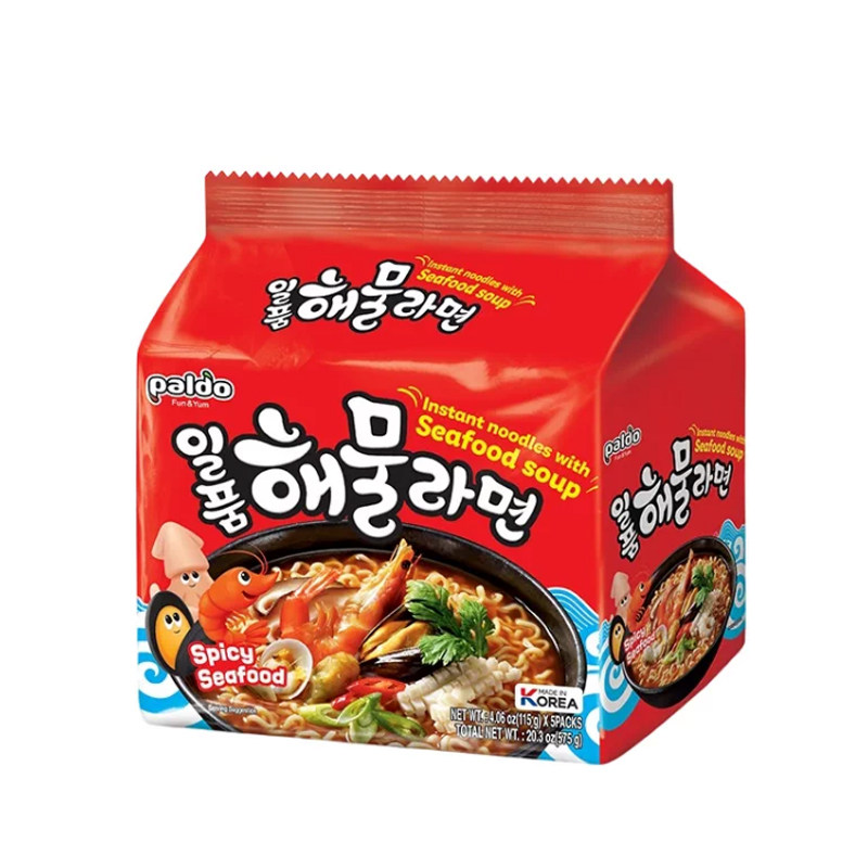 【自营】韩国进口PALDO八道御膳海鲜方便泡面韩式汤拉面夜宵速食