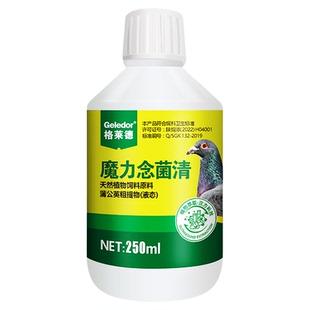 格莱德魔力念菌清赛信鸽子毛滴虫念珠菌微浆菌胀气口癀嗉囊非鸽药