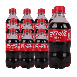 可口可乐汽水碳酸饮料300ml*12瓶零度无糖可口可乐