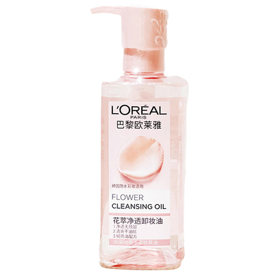 欧莱雅花萃卸妆油全脸眼唇卸妆